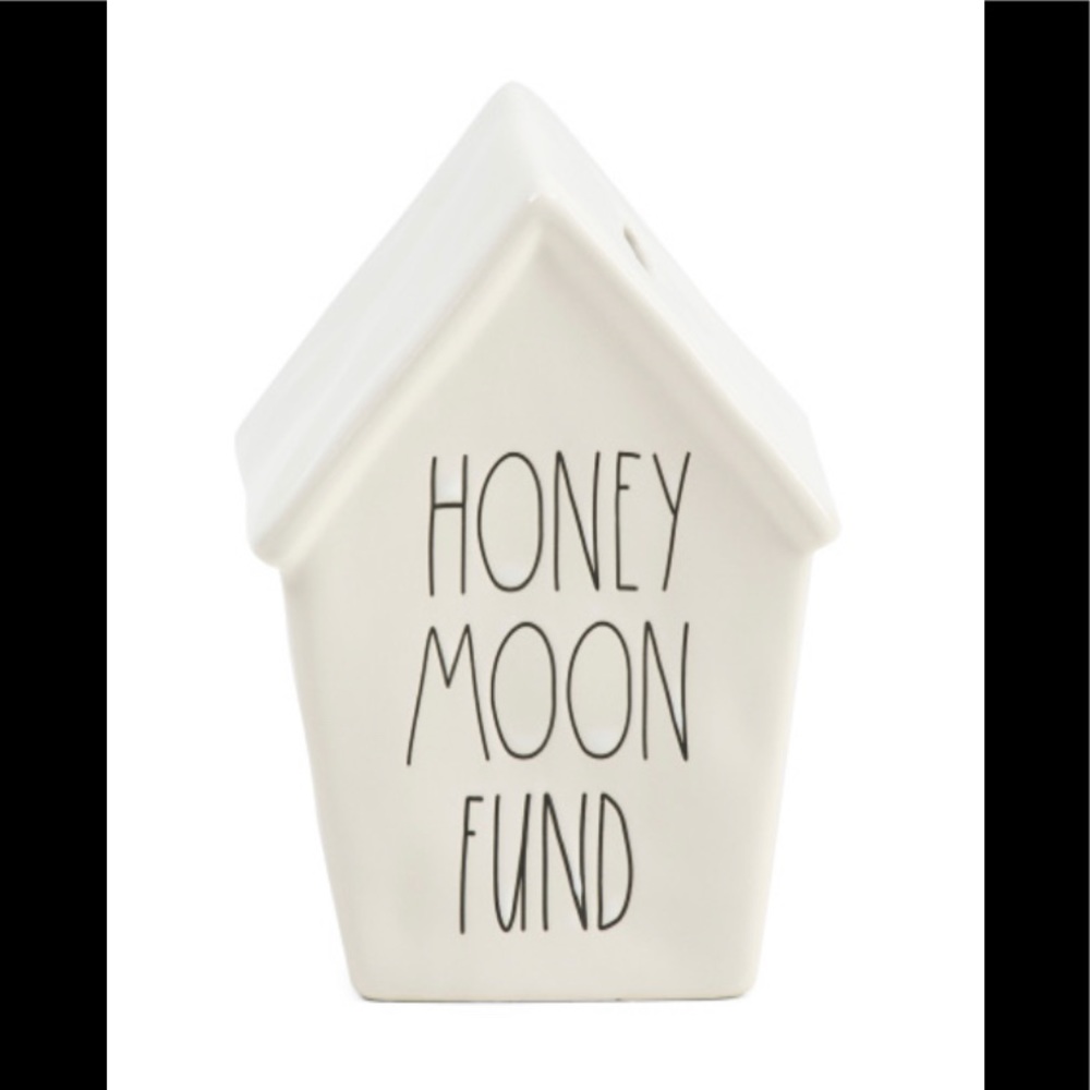 Rae Dunn Honeymoon Fund Money Bank